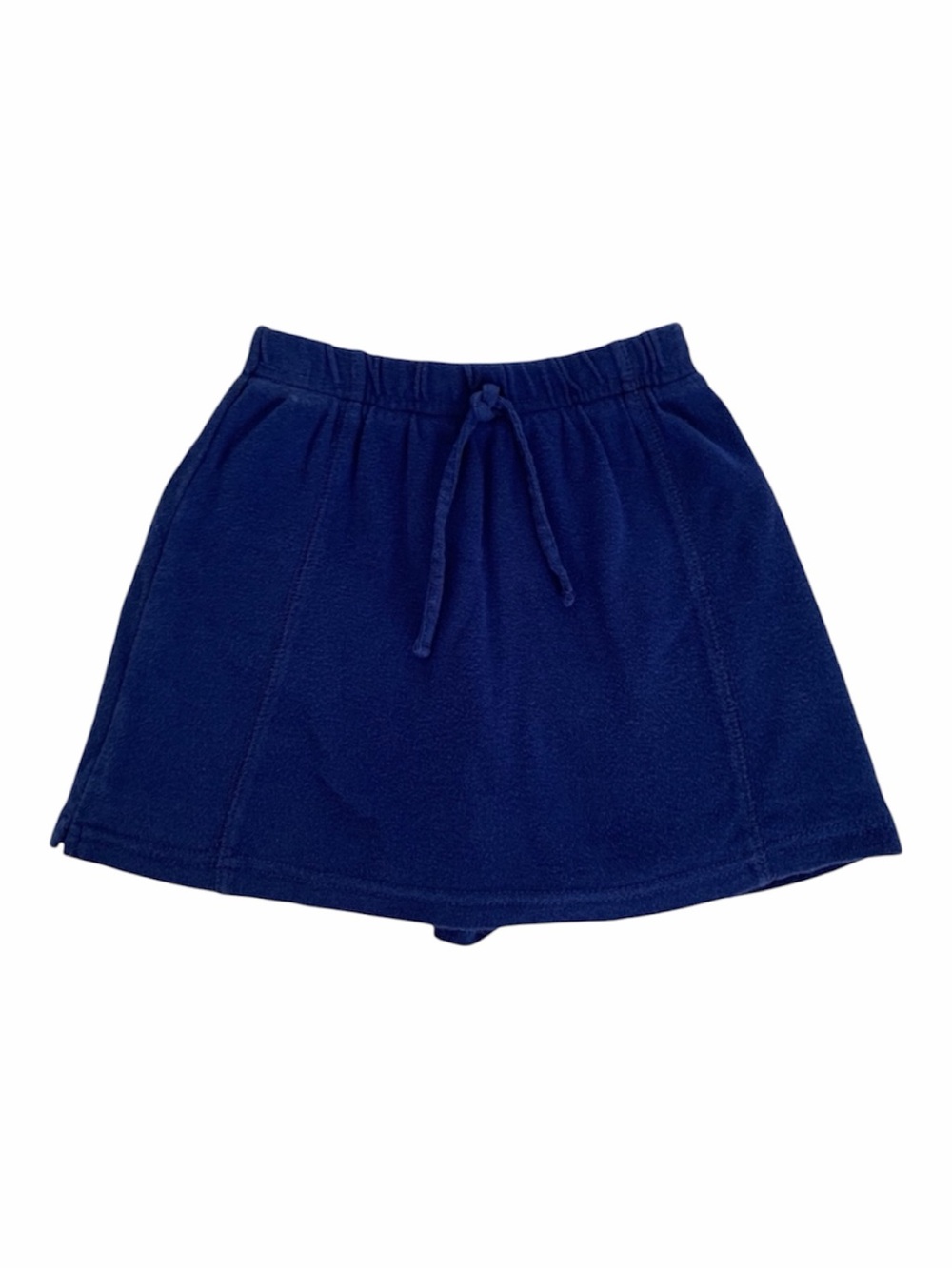 J. Khaki Skort Girls Size 4T Blue Cotton Tie Front Inner Shorts Pull Up Soft